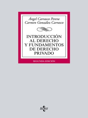 cover image of Introducción al Derecho y fundamentos de Derecho privado